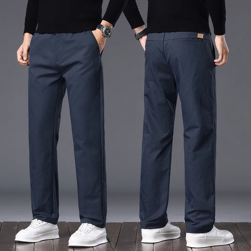 

2025 autumn and winter new light business daily versatile slim fit straight leg casual pants