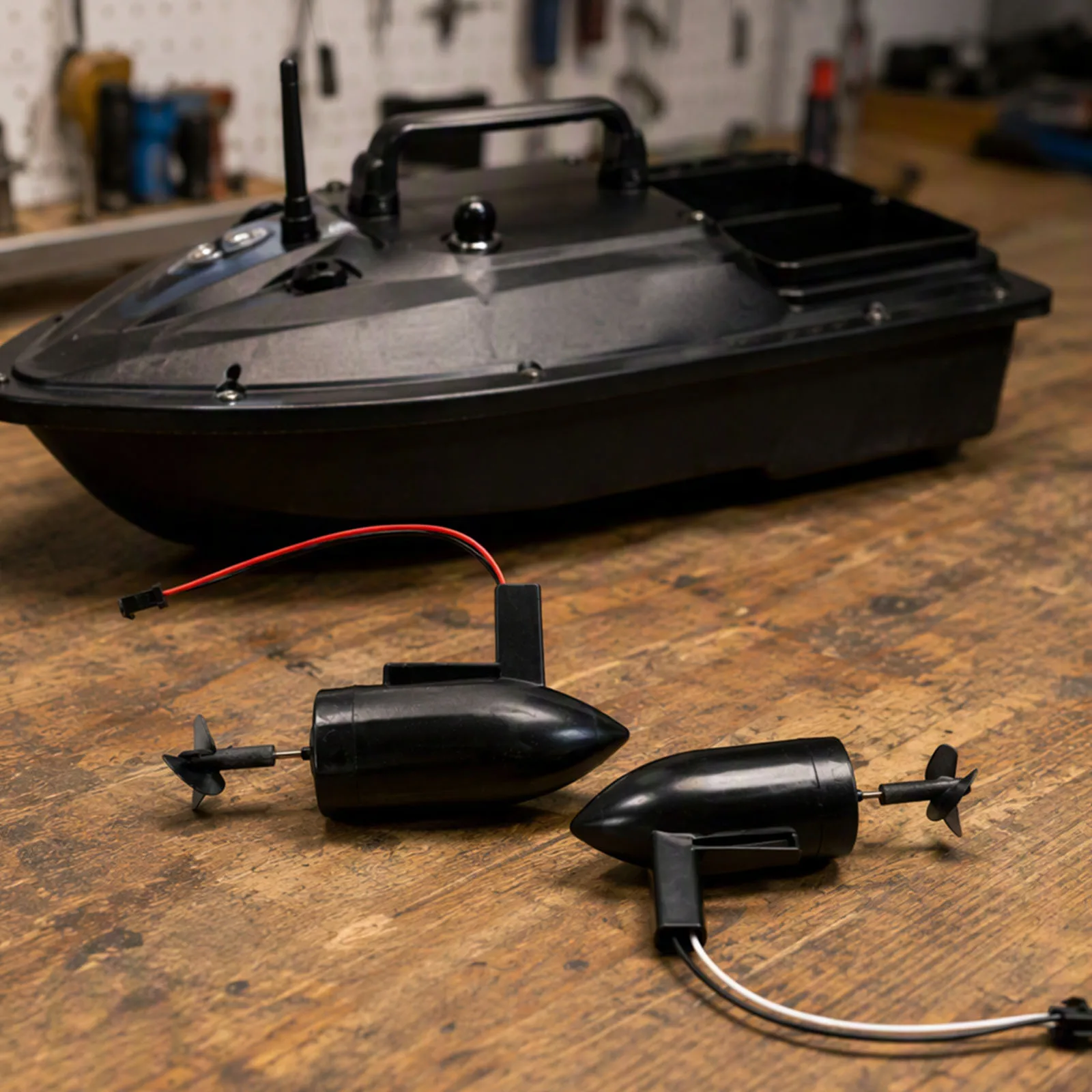 Left Right Motor Pair Forward Reverse CW CCW Propulsion Replacement Spare Part for RC Bait Boat 12cm Motor