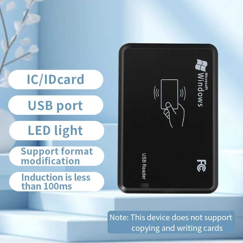 Contactless Portable 13.56Mhz IC M1 Skimmer Access Control RFID USB Interface Desktop Card Reader