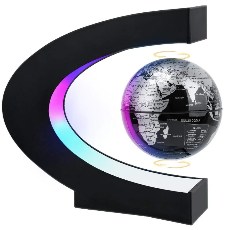 

Magnetic Levitating Globe with LED Light, Cool Tech Gift for Men Father Boys and Girls Birthday Gifts for Kids Floating Globes