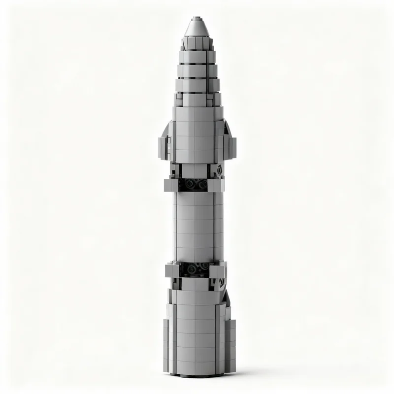 

723PCS MOC Space Exploration Wiederverwendbare Oberstufen Einheit Model Technology DIY Assembly Building Blocks Display Gift Set