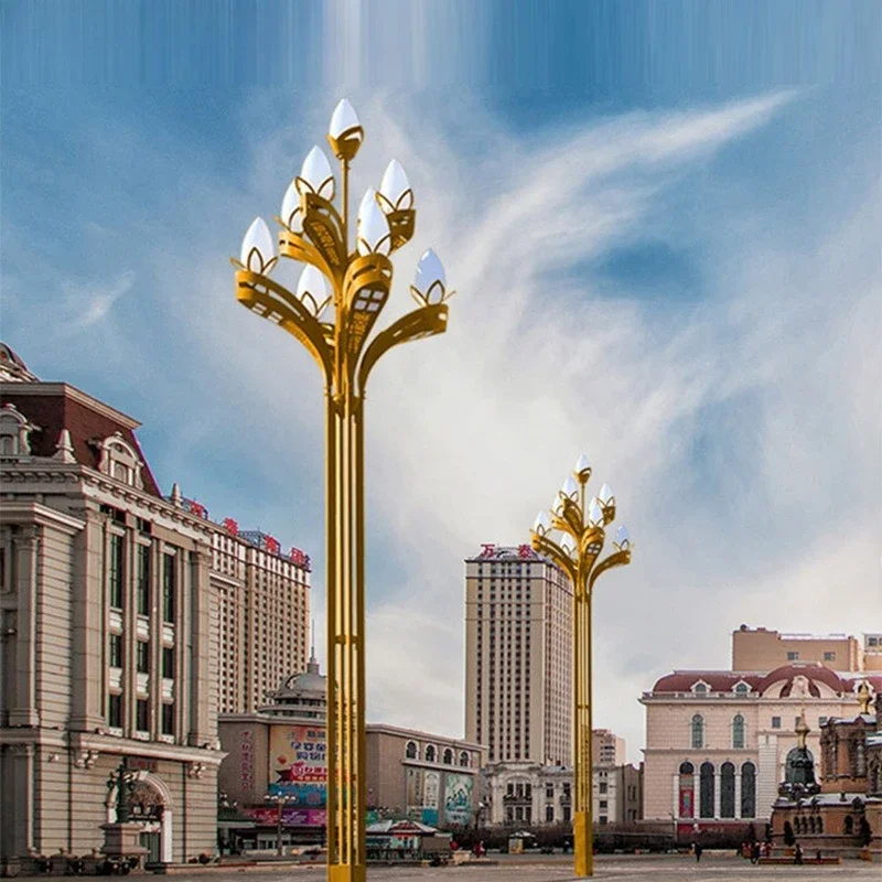 Lampada Magnolia super luminosa impermeabile paesaggio comunitario strada luce esterna paesaggio luce da giardino