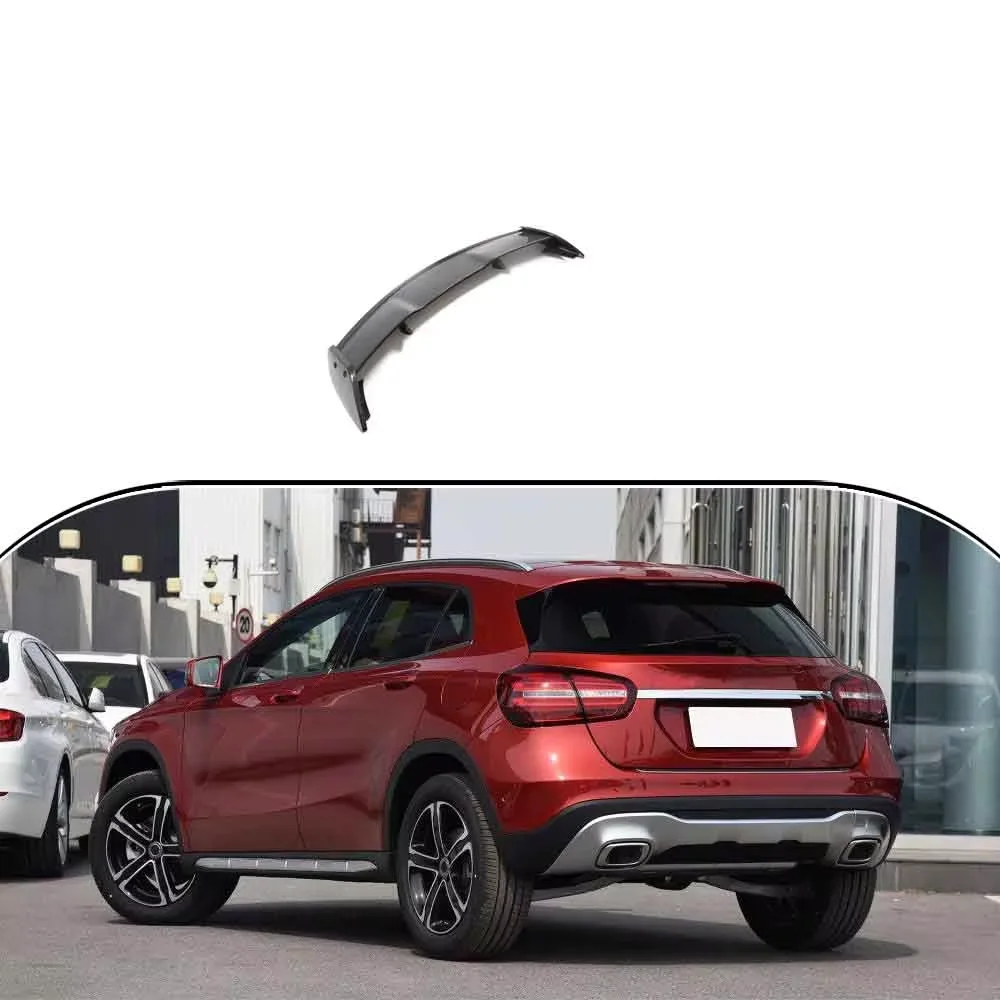Product Customization GLA180 GLA200 GLA250 GLA45 Carbon Fiber Rear Roof Spoiler Wing forMercedesBenz AMG 2013-2018 Carbon Black