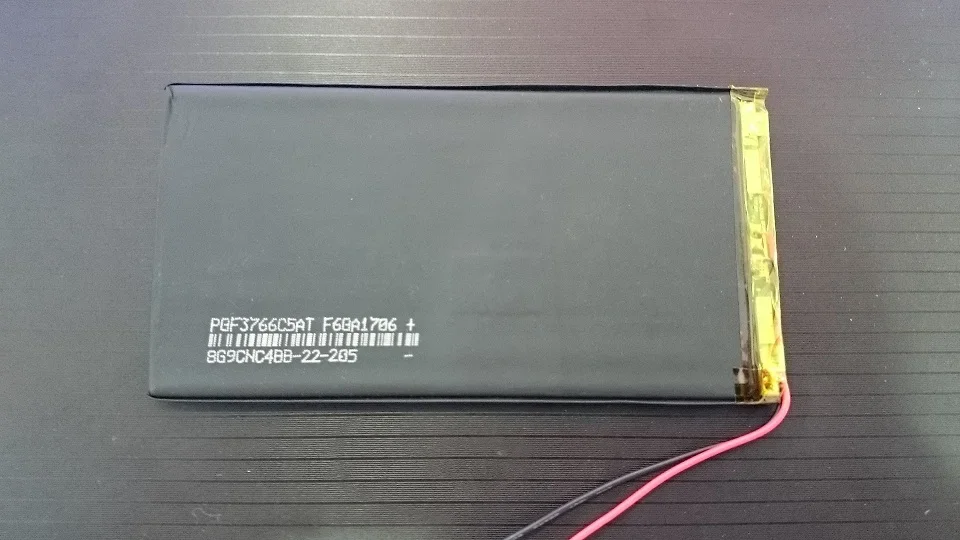 Baru V811 V801 37661253775131 V812 Tablet 3.7V baterai Lithium polimer isi ulang sel Li-ion A baik