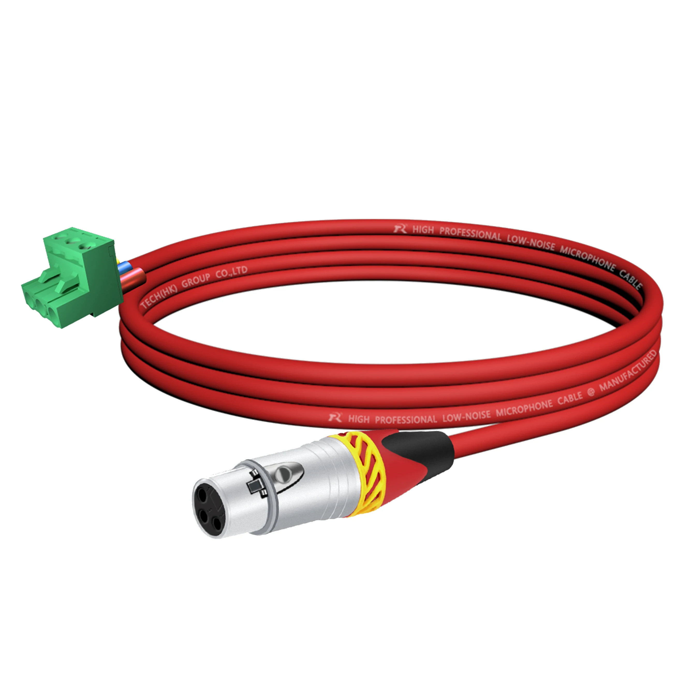 5,08mm 3-Pin Phoenix Terminal zu Direktanschluss 3P XLR-Stecker, Geräuscharmes Abgeschirmtes Mikrofonkabel für Stabile Audiosignalübertragung – Detail 18
