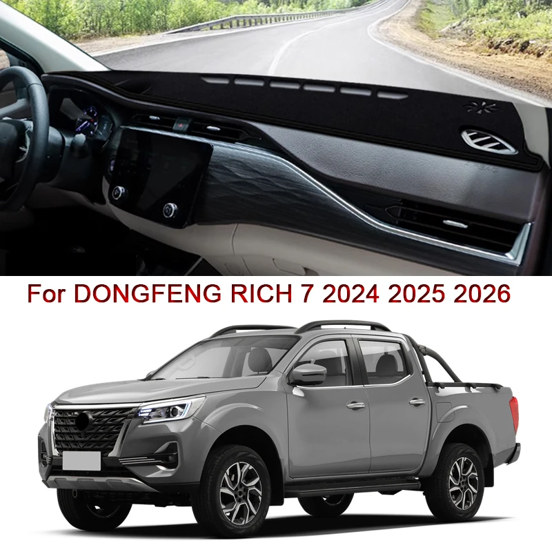 

Автомобильный Стайлинг для DONGFENG RICH 7 2024 2025 2026, коврик для приборной панели автомобиля, защитный внутренний коврик для защиты от накладок, чехол для подушки, автоаксессуар