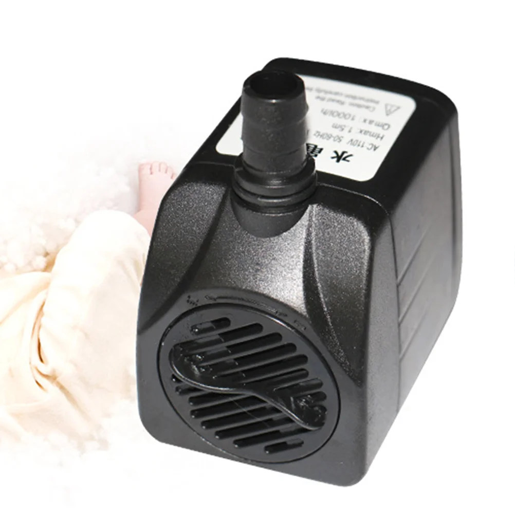 مضخة مياه غاطسة قوية صغيرة سوداء الولايات المتحدة التوصيل توفير الطاقة منخفضة الضوضاء لحديقة نوافير البرك خزان حوض أسماك #5