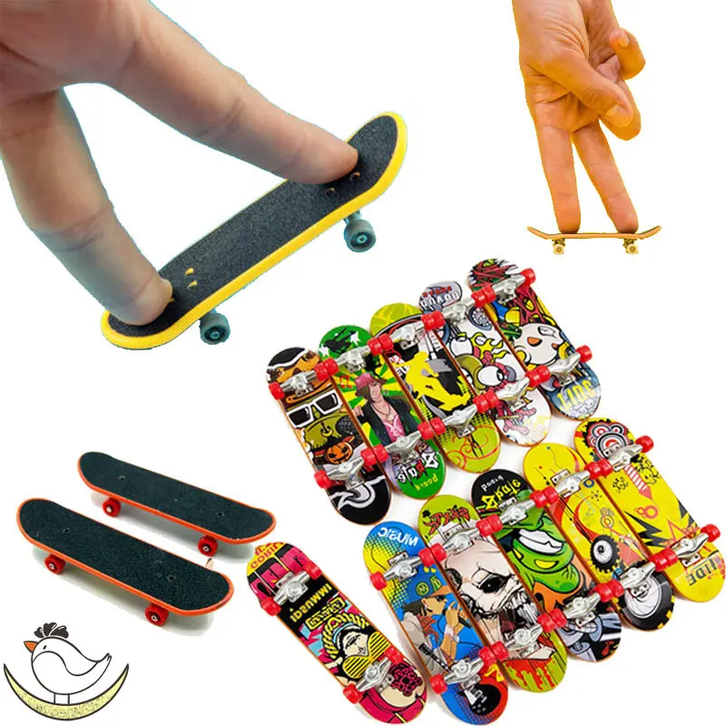 

1/5pcs Finger Skateboard Alloy Stent Novelty Toy Boys Fingerboards Skate Fingerboard Mini Tech Aldult Trucks Supplies Gag Toys