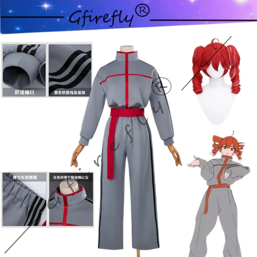 

Kasane Teto Brain Erosion Cosplay Costume Virtual Singer Top Belt Pants Adult Women Halloween Comic Con Carnival Stage Outfit
