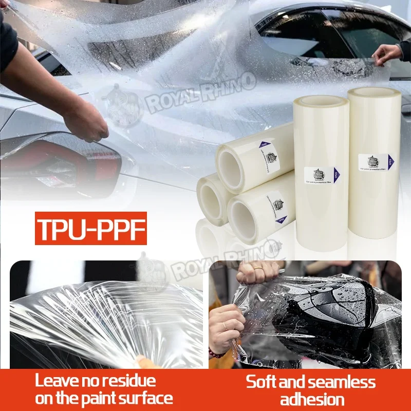 Transparent TPU Car Body Paint Protection Film PPF 7.5Mil  Anti Scratch Auto Door Sill Bumper Edge Guard Vinyl Wrap Stickers view 2