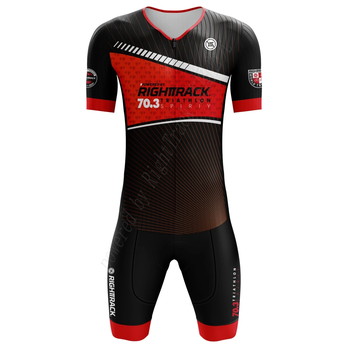 New Triathlon Sweatshirt Short Sleeve Cycling Wear Men's Bicycle Body Suit Mountain Suit Road Speed Suit One-piece Swimsuit