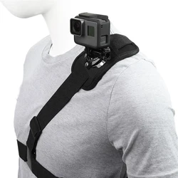 360° Shoulder Strap Mount Chest Harness Adapter For GoPro Hero 13 12 11 10 9 8 7 6 5 4 3+ 3 Black Edition Xiaomi Yi