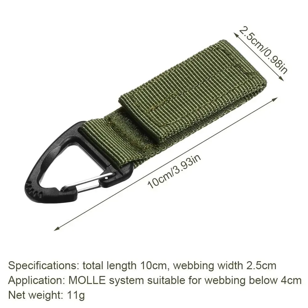 Clip táctico MOLLE para cinturón, mochila y llavero - imagen 5