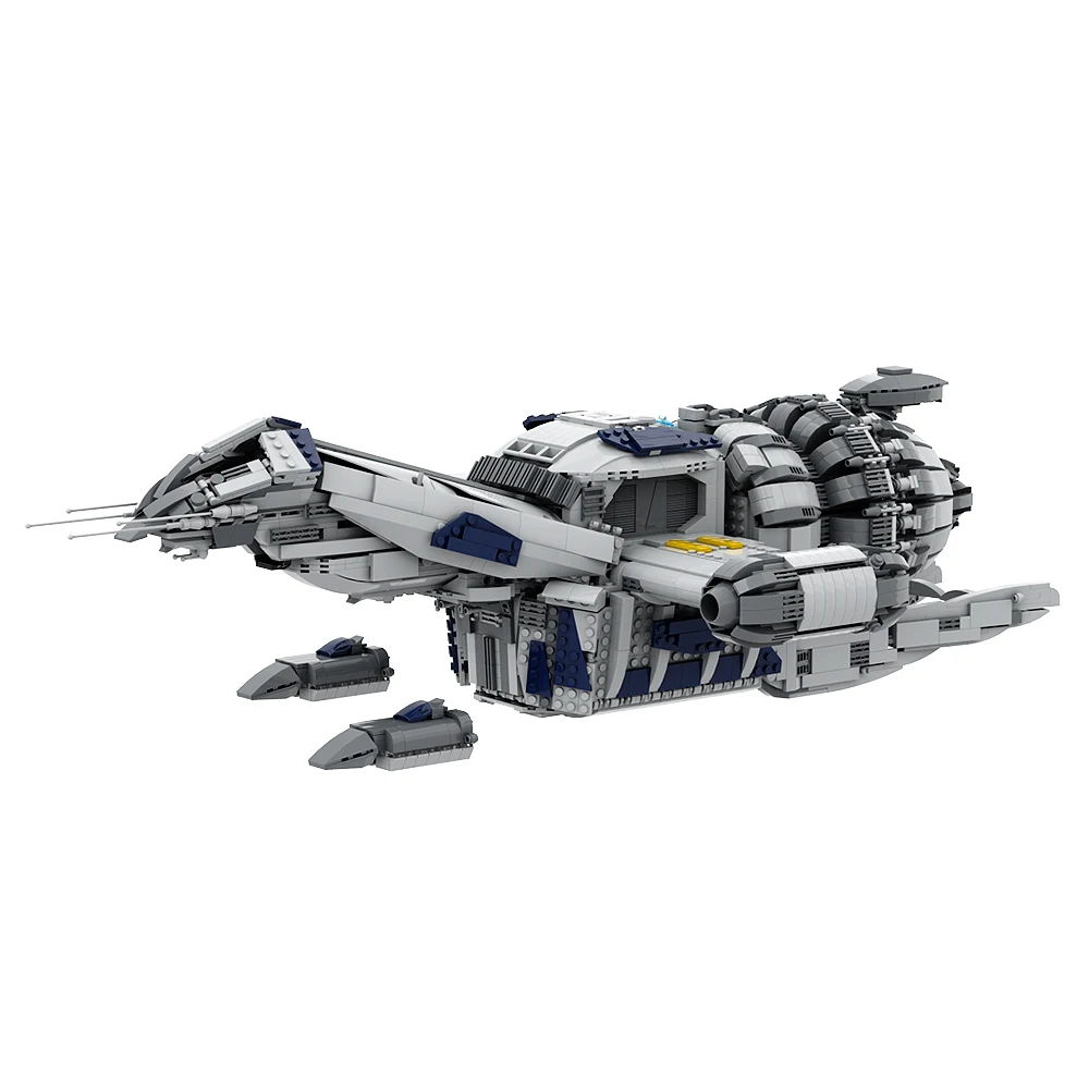 MOC 12777 Serenity by Firefly - Serenity Spaceship Movie Building Block Space Adventure DIY Brick Toys Kids Gift