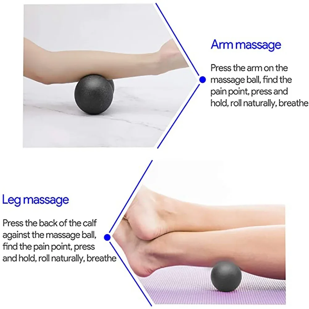 Foam Roller Peanut Ball Set, Yoga Ball, Pilates Block, Gym Fitness, Back and Foot Relax, Cervical Spine Rehabilitation