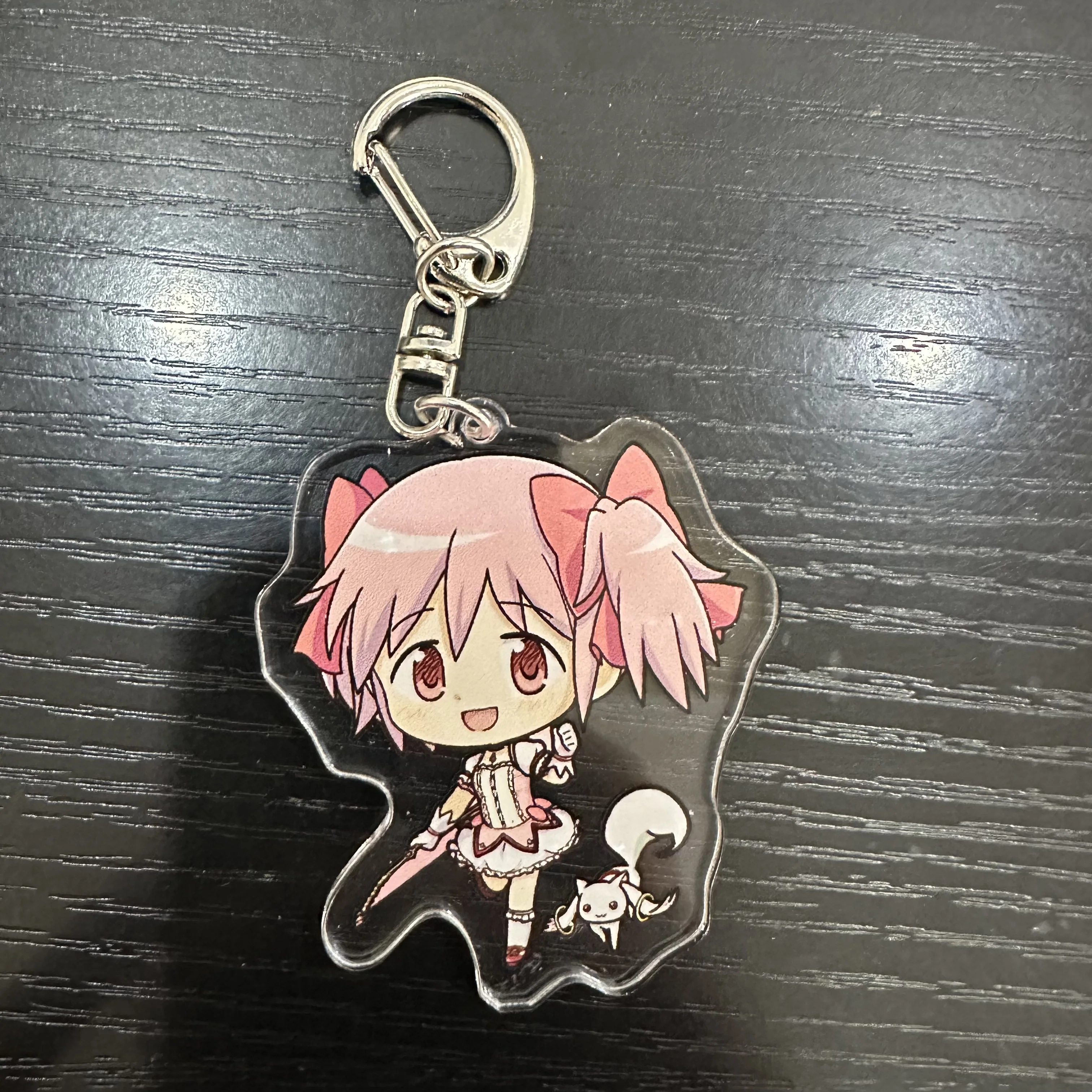 6CM Hot Anime Puella Magi Madoka Magica Figures Kaname Madoka Akemi Homura Cosplay Acrylic Key Chains Fans Christmas Gifts