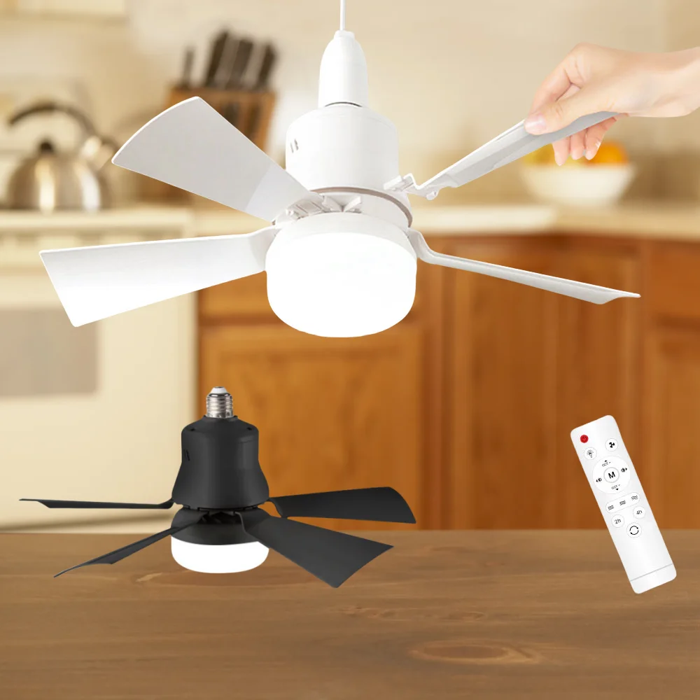 

Led Ceiling Fan With Light Remote Control Dimmable 30w E27 Base Modern Smart Wireless Fans Lighting For Bedroom And Living Room