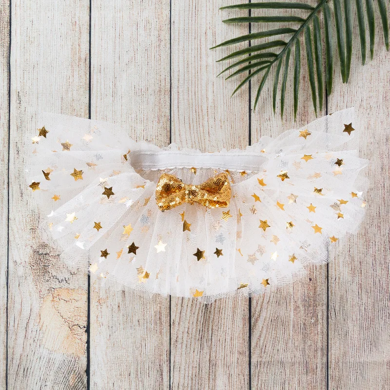 Ballet elástico para meninas, mini saia tutus, 3 camadas de tule tutu, dança de aniversário, princesa infantil, 2 a 8 anos