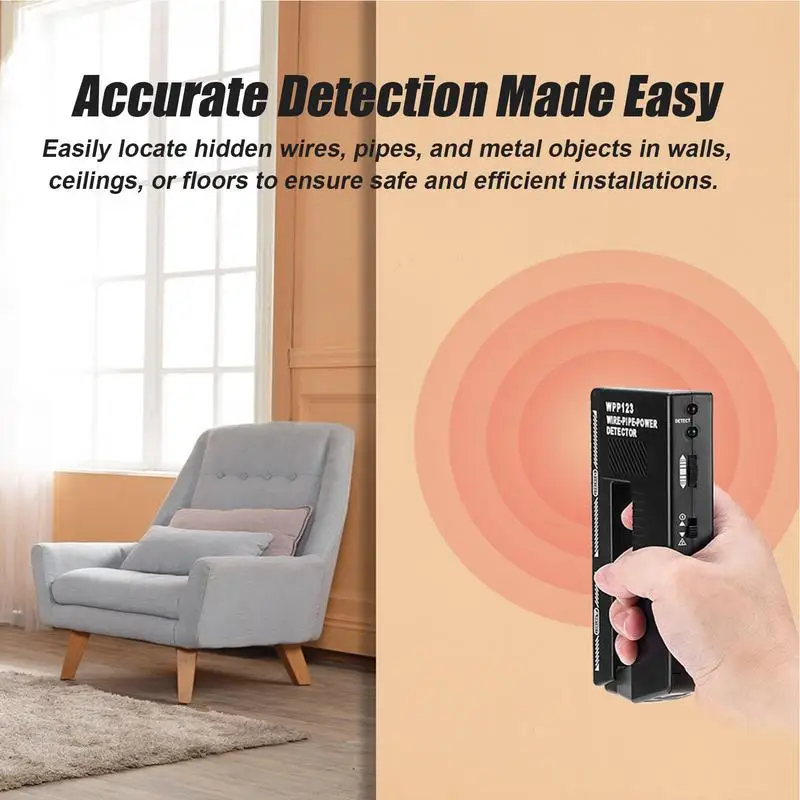 Stud Finder Wall Scanner High Sensitivity Wire Detector Wood Stud Finder Adjustable Wall Metal Detector Stud Detector For Walls