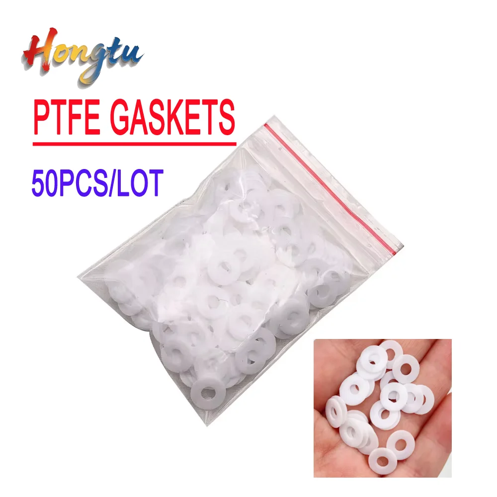 

50 pieces per lot: Outdoor Knife Main Shaft Accessories PTFE Gaskets, Plastic Non - standard Custom Folding Knife Gasket Tool Pa