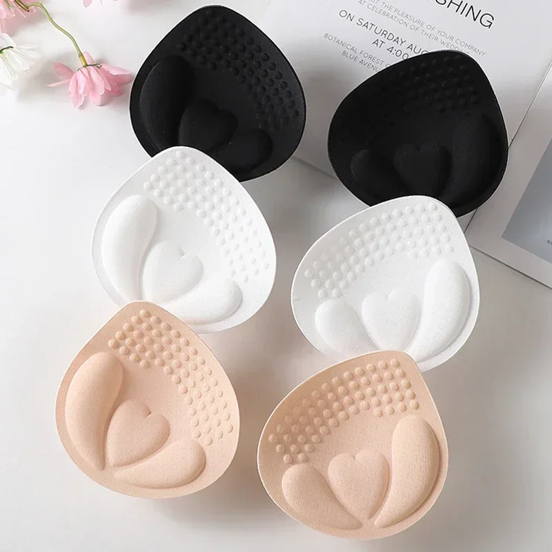 3D ที่ถอดออกได้ Push Up Bra Pads Inserts ชุดชั้นในสตรียกเต้านม Breathable ฟองน้ําเบาะ Bra Pad ซับชุดว่ายน้ํา Bra ใส่