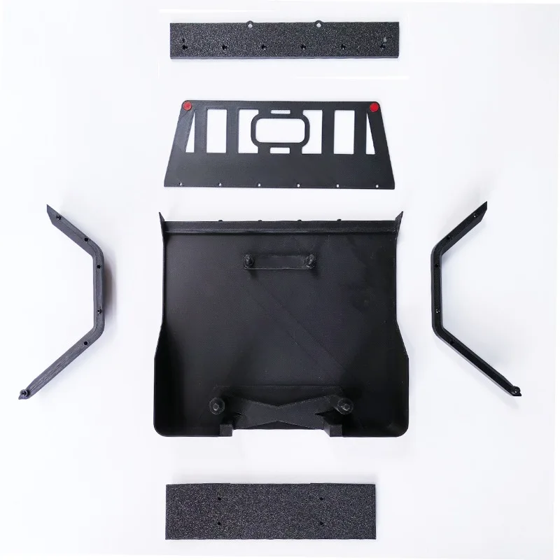 For Axial SCX10 III JT Jeep Gladiator 1/10 RC Crawler Body Rear Bed Flatbed Modification Kit AXI230026 Replacement Parts