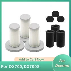 Deerma DX700 DX700S DX7005 진공 청소기 액세서리 필터 요소 특수 HEPA 코튼 필터 화면에 적합