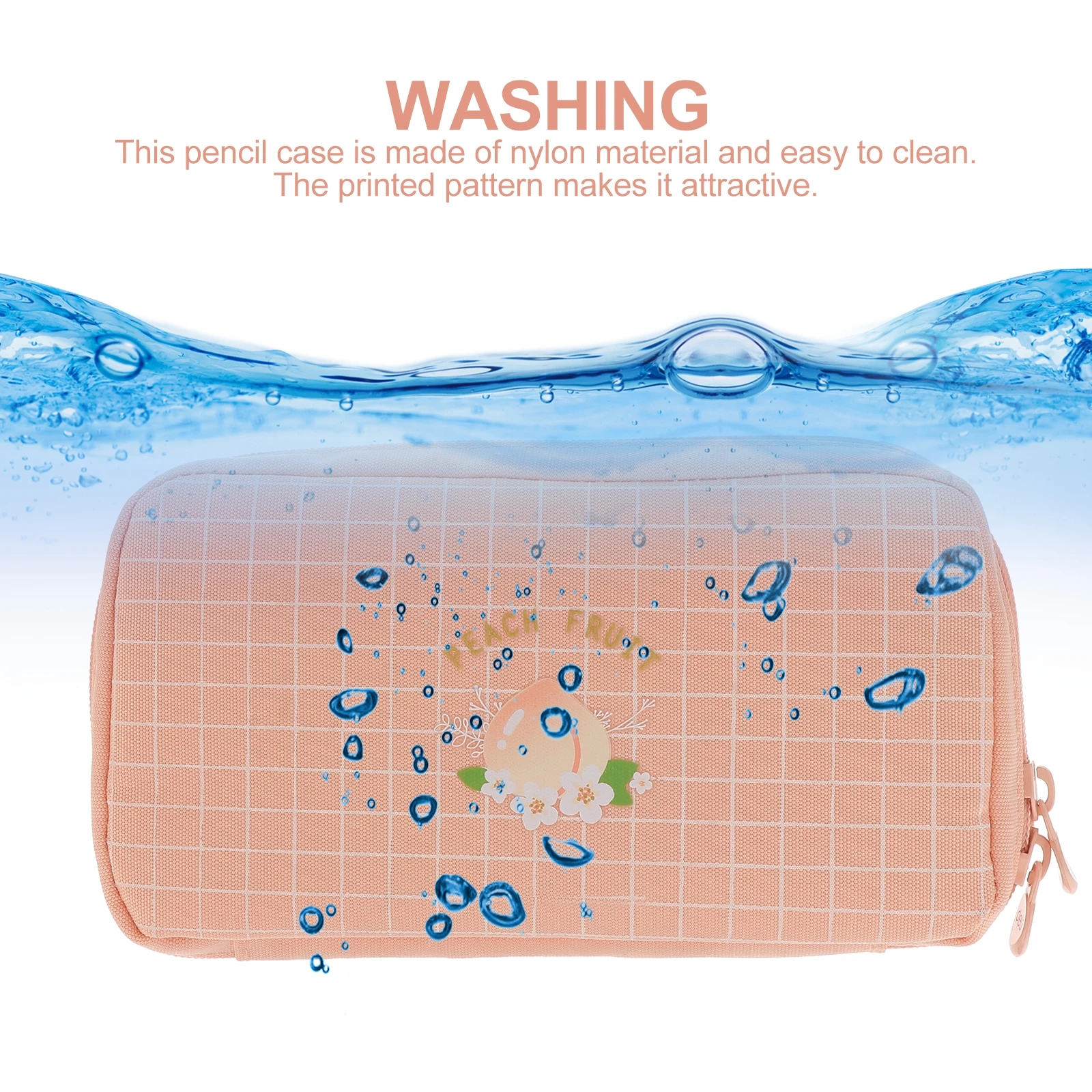 

Pencil Case Handbag Bump-resistant Nylon Large Capacity Simple Scratch-resistant