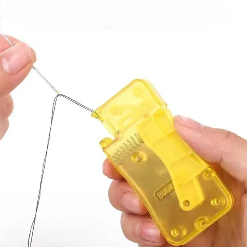 New Free Thread Needle Sewing Needle Threader Tool Self-Thread Guide Sewing Needle Device for DIY Sewing Accessories