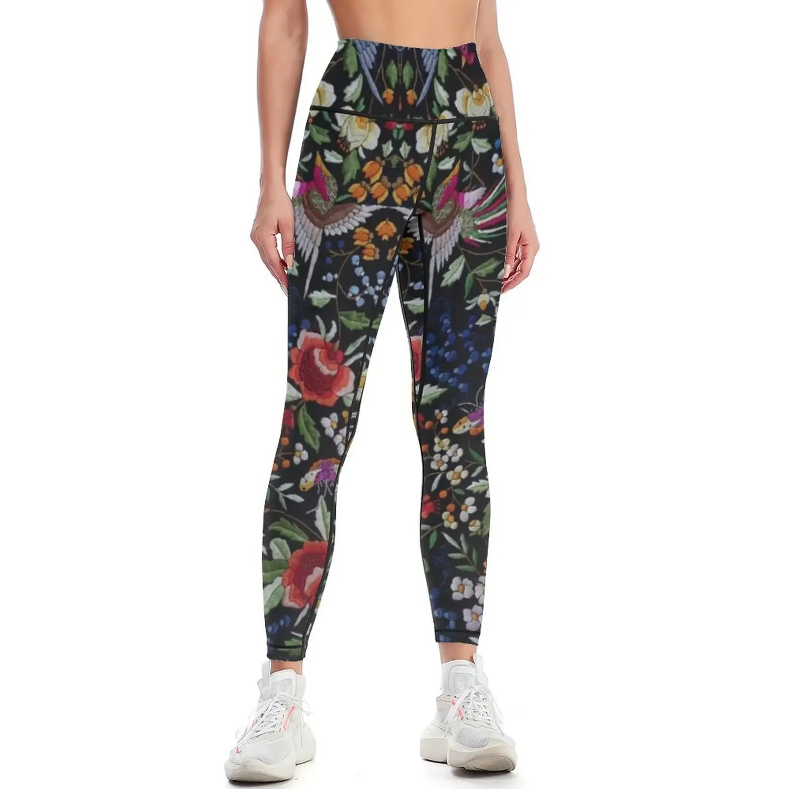 Leggings con motivos de flamenco español, pantalones deportivos para mujer, pantalones para correr, ropa deportiva, Leggings para mujer