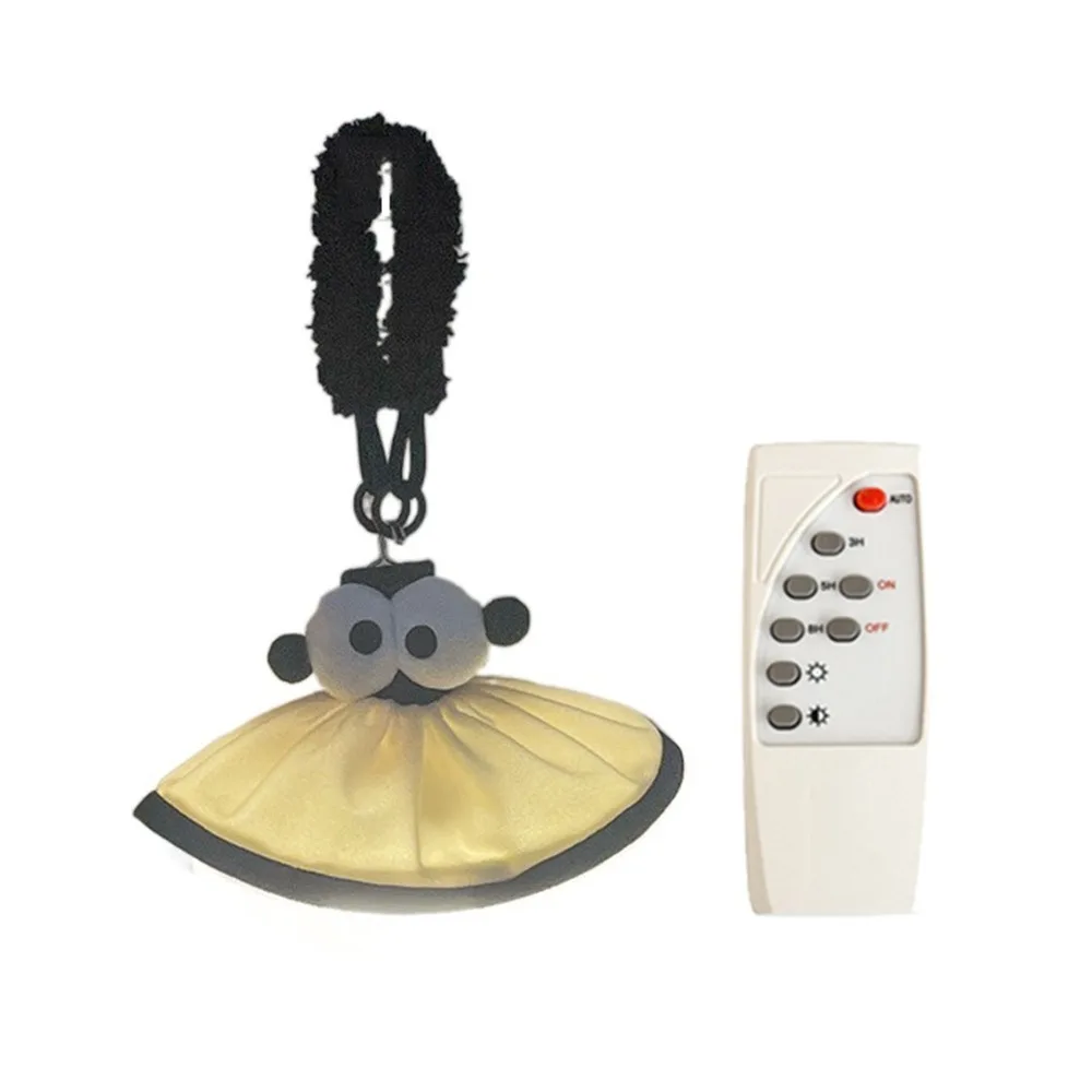 Eye Protection Hanging LED Night Light Remote Control 3 Lighting Models Dopamine Bedside Lamp Cartoon Big Eyes Design Warm Light