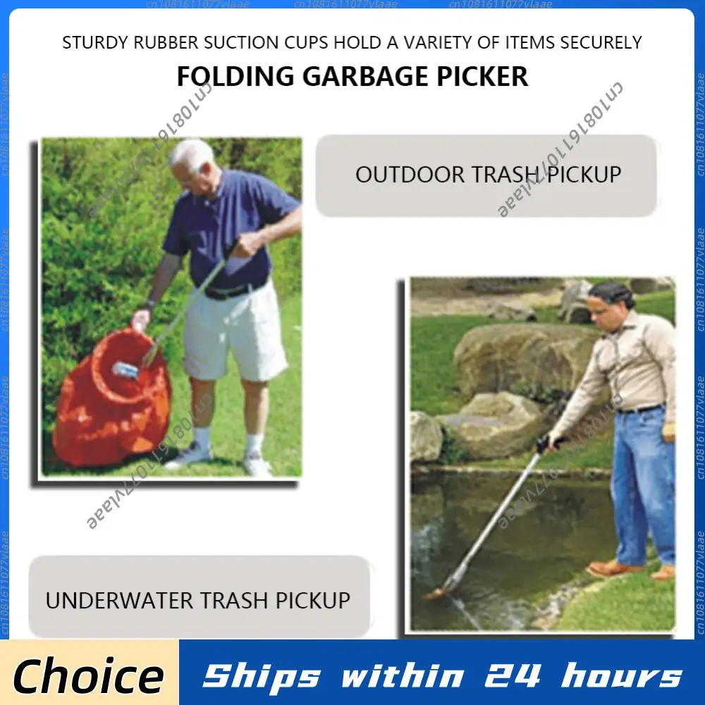

Waste Leaves Pick Aluminum Alloy Trash Pickup Tool Strong Rubber Suction Cups Litter Picker for Indoor/Outdoor/Workplace/Home