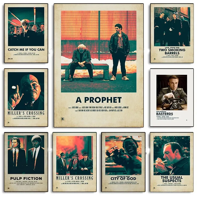 ملصق فيلم كلاسيكي لديكور الغرفة ، لوحة قماشية ، صورة فنية جدارية ، خيال لب ، كلمات مبهرة ، Cidade De Deus ، مدينة الله