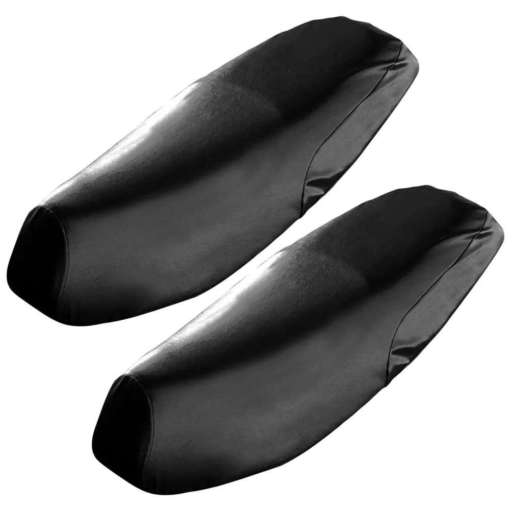 2Pcs Waterproof Motorcycle Saddle Cover Absorption Seat Cushion Non-Slip Adjustable Drawstring Compatible Electric