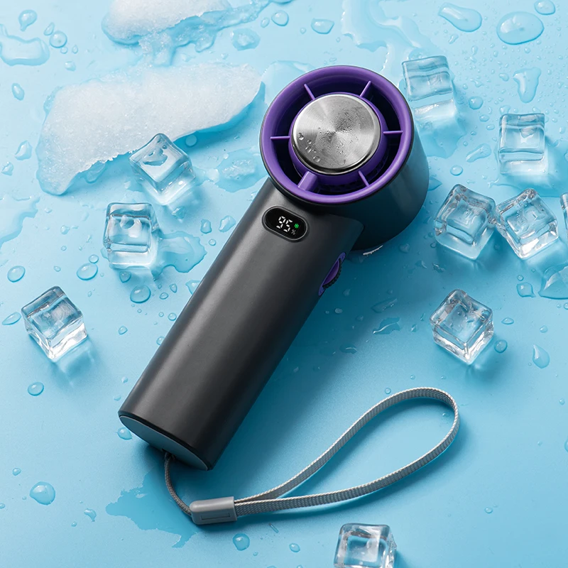 

Мини-ручной маленький вентилятор 3600 мАч, портативный офисный стол, студенческий в общежитии, 100 скоростей, ветер, зарядка через USB, уличный ручной вентилятор