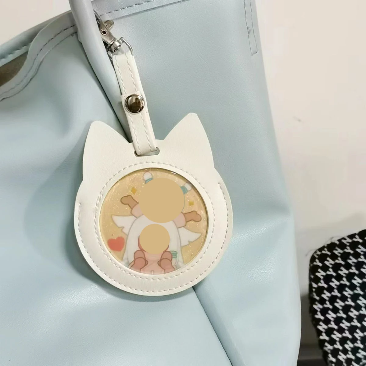 Portable Round Badge Storage Bag - Protective Case & Display Pouch, Cute Anime Bag Accessory for Badge Collection & Daily Carry image 4