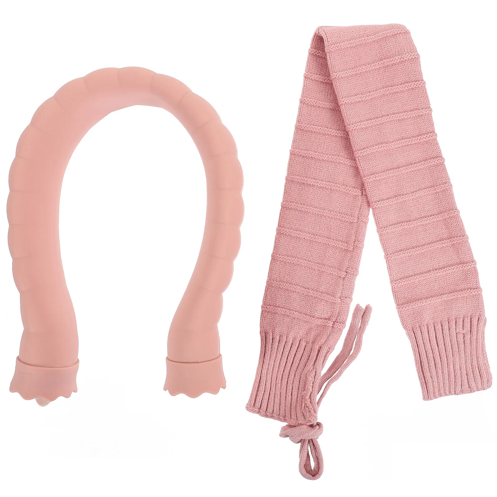 

Hot Water Bag Neck Warmer U Shape Removable Washable Neck Care Hot Water Bottle Cold Proof Travel Shoulder Warmer