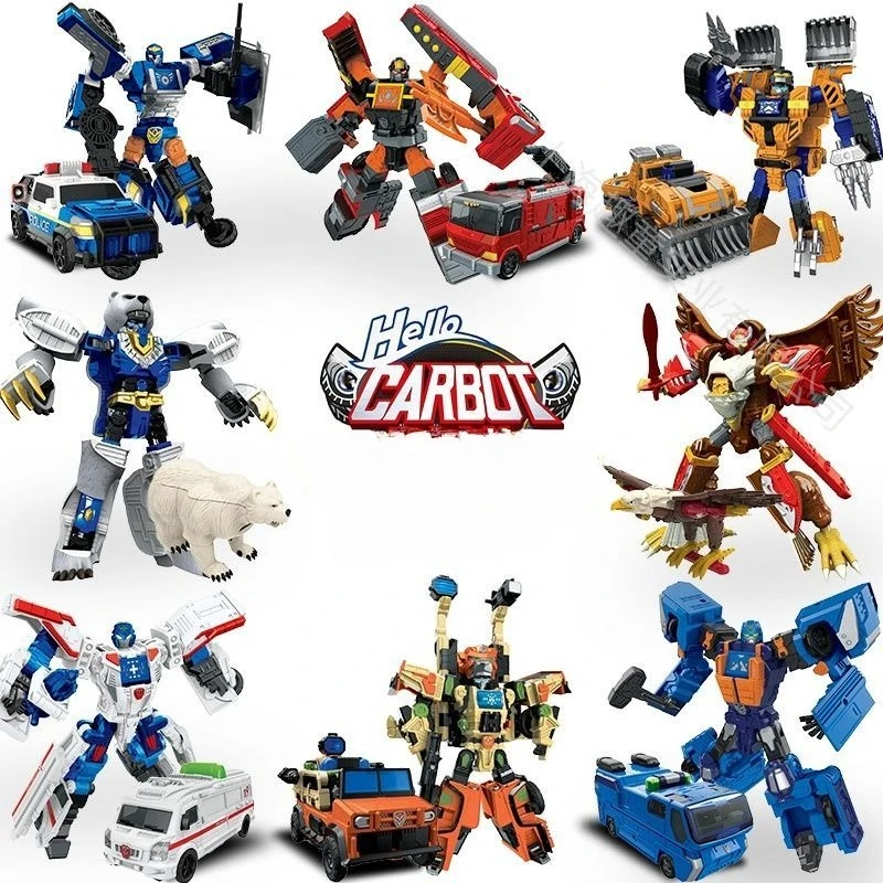 

2025 New Hello Carbot Car Beast Deformation Plastic Model Kit Robot Toy DIY Anime Figure Children's Toys for Boys Birthday Gifts