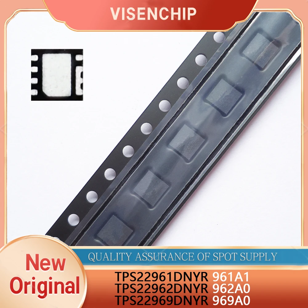 5 قطع جديد الأصلي TPS22961 TPS22962 TPS22969 TPS22961DNYR 961A1 TPS22962DNYR 962A0 TPS22969DNYR 969A0 QFN-8 #1