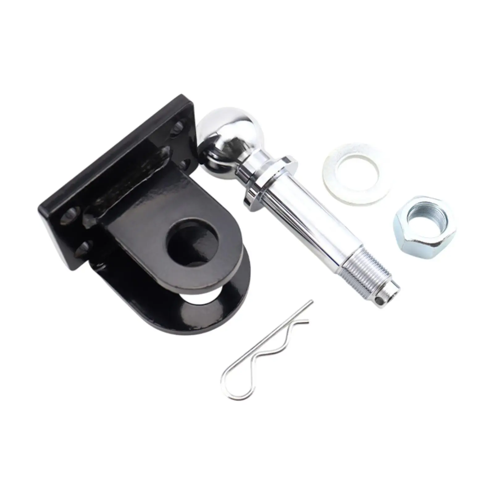 Multi Function Shackle Hitch Receptor Steel Trailer Hook Reliable Pin Mount Towing Adapter for Tractor RV Parts
