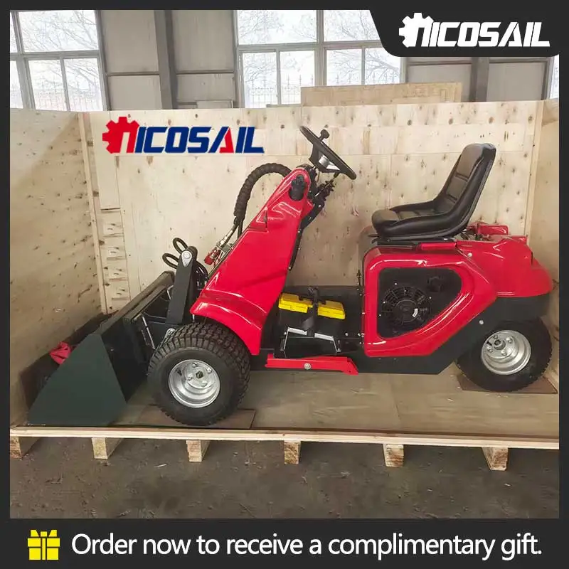 

Hot Sale Compact 3 Wheel Skid Steer Loader - Small Turning Radius, Hydrostatic for Agricultural & Industrial Use