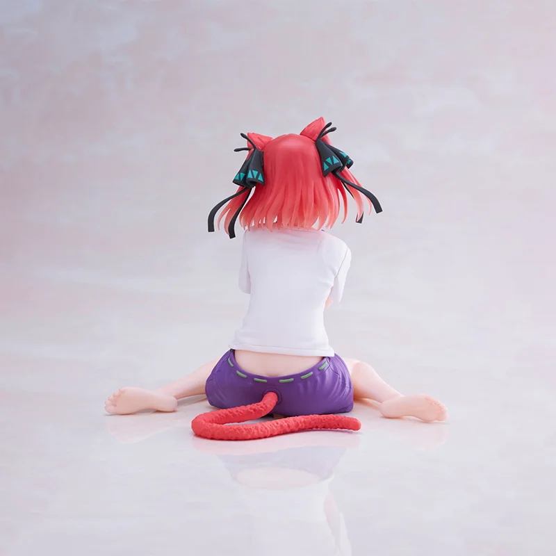 

【100%original】TAiTO Desktop Cute The Bride of Five Parts∬ Nakano Nino ~Newly Drawn Cat Home Clothes~H=13CM Gifts Toys Model