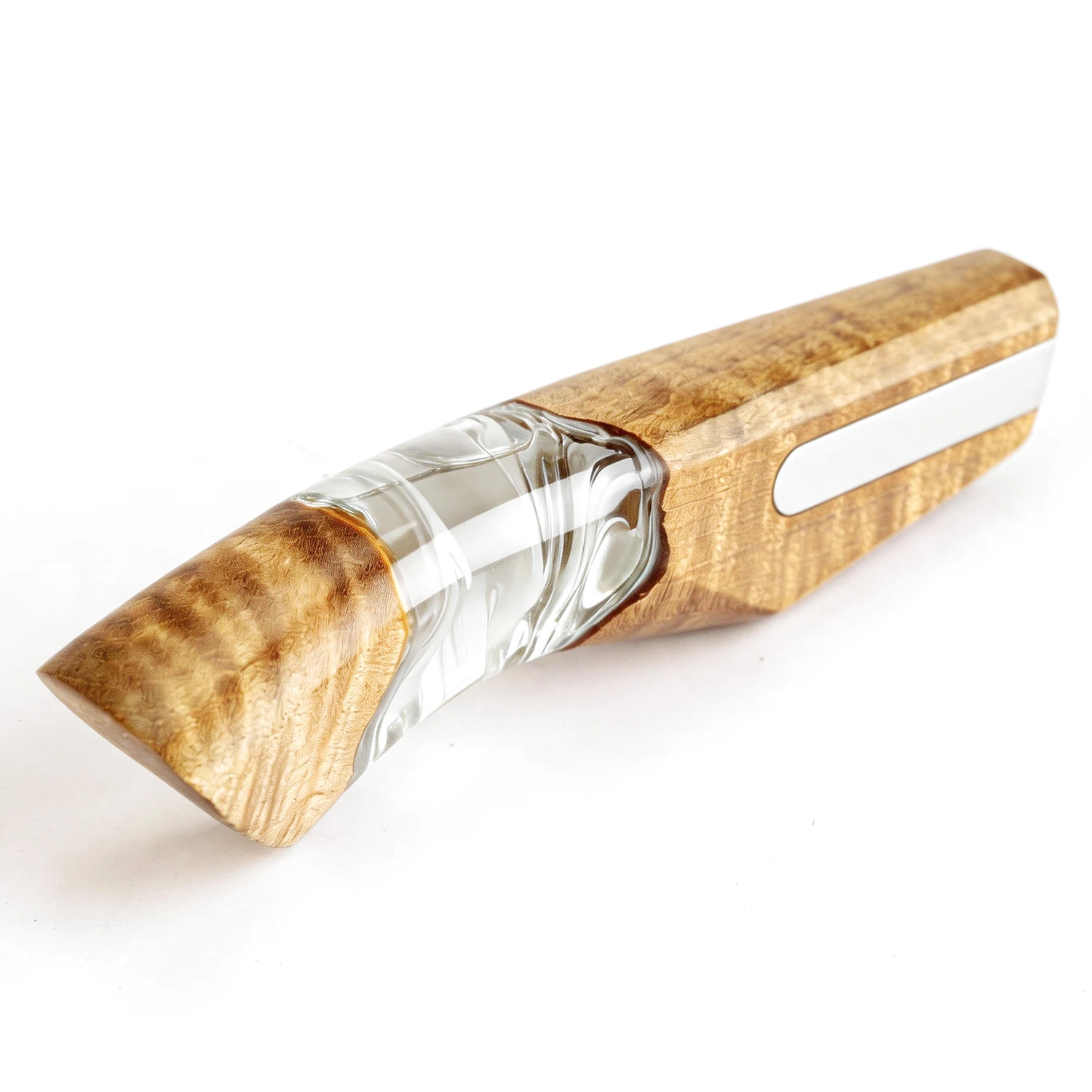 XITUO DIY Customized Replacement Handle Handmade Kitchen Knives Handle Solid Wood&Transparent Resin Handle Material Accessories view 4