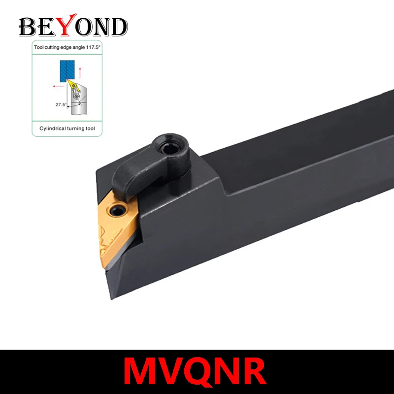 BEYOND MVQNR MVQNL 16 20 25 mm MVQNR1616H16 MVQNR2020K16 MVQNR2525M16 MVQNR3232P16 External Turning Tool Holder use VNMG Inserts