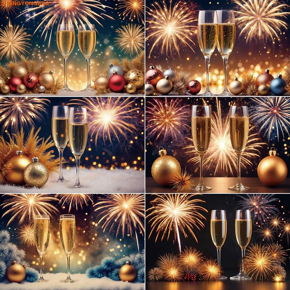

2026 New Year Background Photography Decoration Spring Festival Party Banner Photozone Backdrop Baby Studio Photobooth