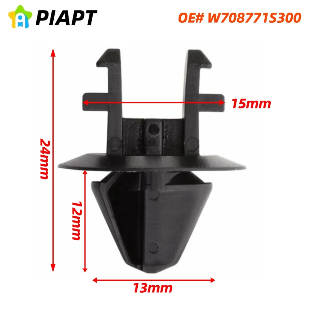 20PCS OE#W708771-S300 Radiator Shroud Air Deflector Cowl Grille Retainer Clip For Ford Expedition F-150 F-250 F-350 F-450 F-550