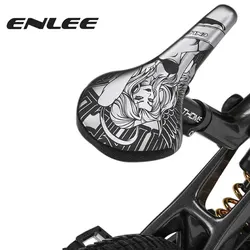 ENLEE Bicycle Seat Cushion Comfortable Saddle MTB Bike Seat Cushion Shock-Absorbing Saddle Bicycle Accessories Cycling Equipment