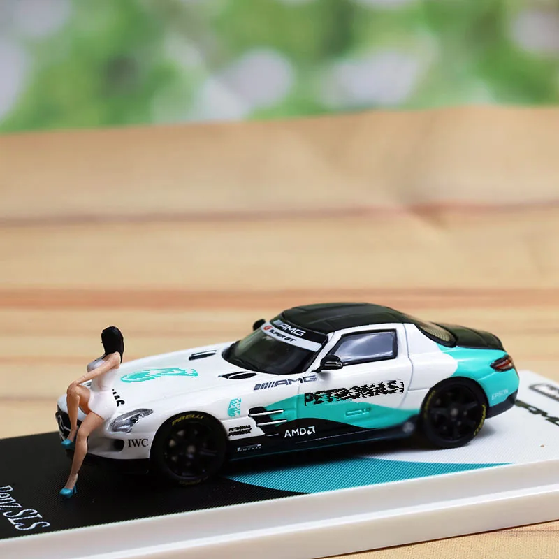 TM 1:64 SLS Simulation alloy car model collection decoration