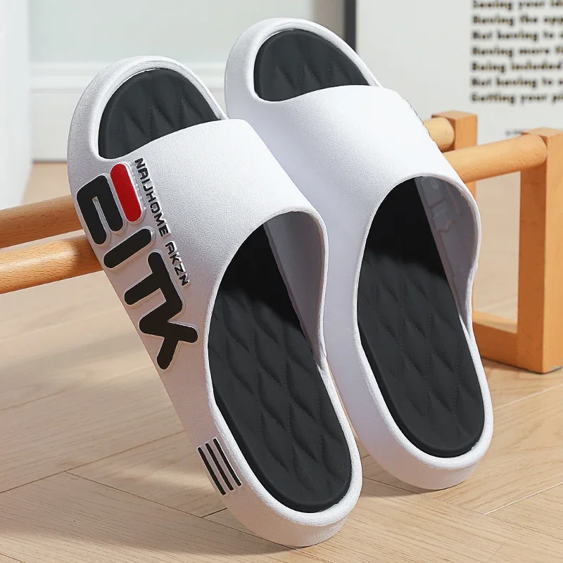 Comfortable Men Summer Casual Slippers Soft Youth Fashionable Leisure Walking Sandals Light Weight Water Swimming Pool Slides image 3