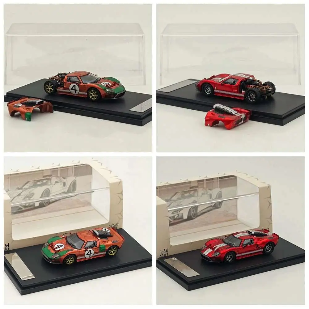 RM 1:64 Scale For GT40 Hood Magnetic Limited Edition Diecast Model Car - Two Styles Toy Vehicle Models Limited Collection